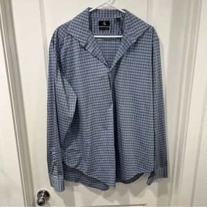 Calvin Klein Men's Slim Fit stretch Long Sleeve Button Down Dress Shirt size XL